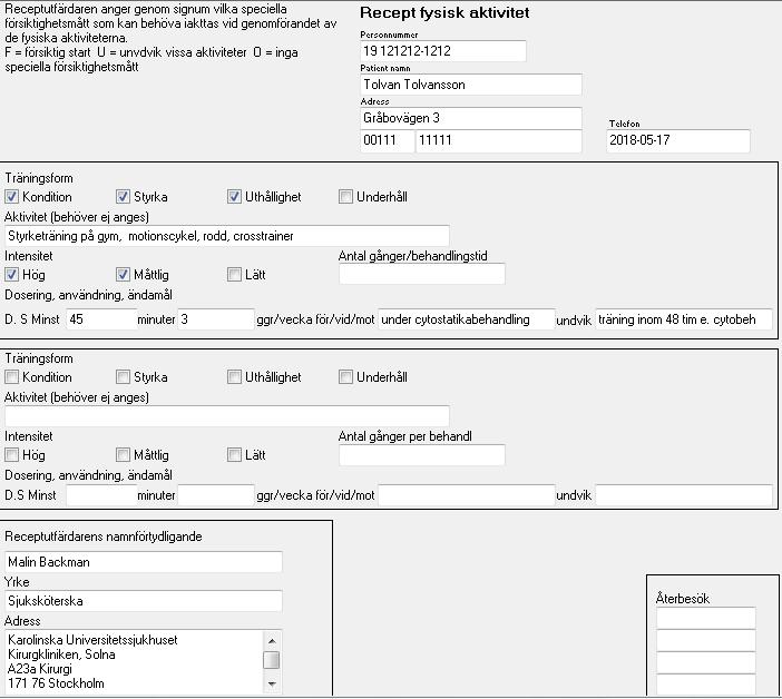 Vad är fysisk aktivitet på recept - FaR Evidensbaserad metod i landstinget sedan 2007 Individuellt anpassad träning på recept Legitimerad vårdpersonal kan förskriva FaR för sjukdomar