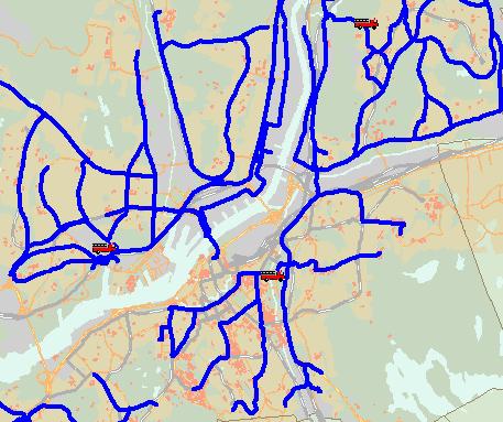 krävs GC-vägar med som mest 0,2 m vattendjup till och från planområdet och för räddningstjänstinsats gata med max 0,5 m djup.