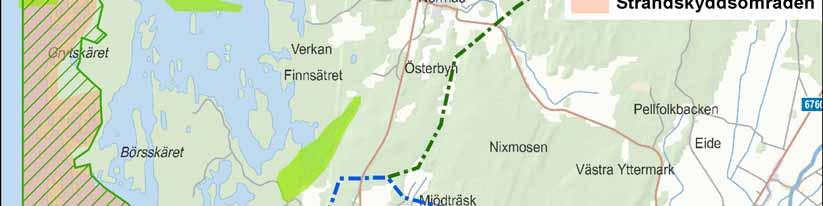 Närpes skärgård har i landskapsplanen betecknats som ett område som ingår i eller föreslagits höra till nätverket Natura 2000.