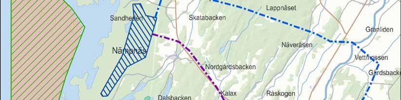 I planeringsbestämmelsen anvisas att områdesanvändningen skall planeras så att naturvärden inte i betydande grad försämras för vilkas skydd området har