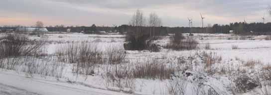 invanda markanvändningen och landskapet, av bullerstörningar samt av störande skuggeffekter.