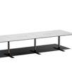bord tables unit konferens conference BY JOEL KARLSSON Modulbaserat konferensbordsystem med stativ i stålrör och metall. Strukturlackerad fot i standard (svart eller vit), eller. Pelare i krom.