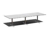 Structure powder coated base in standard (black or white), or. Pillar in chrome. Table top in birch or oak veneer, birch or white laminate, white compact laminate or stained ash.
