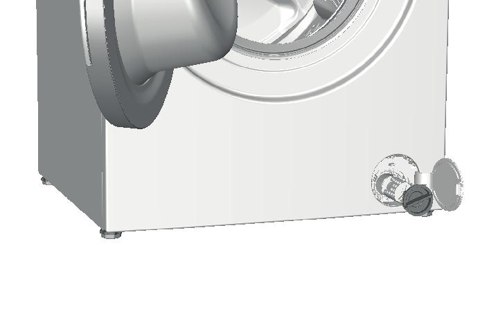 Töm ut vattnet i behållaren genom att dra ut kontakten i slutet av slangänden.