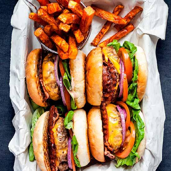Kommande meny vecka 23 Recept 1: Grillade hamburgare