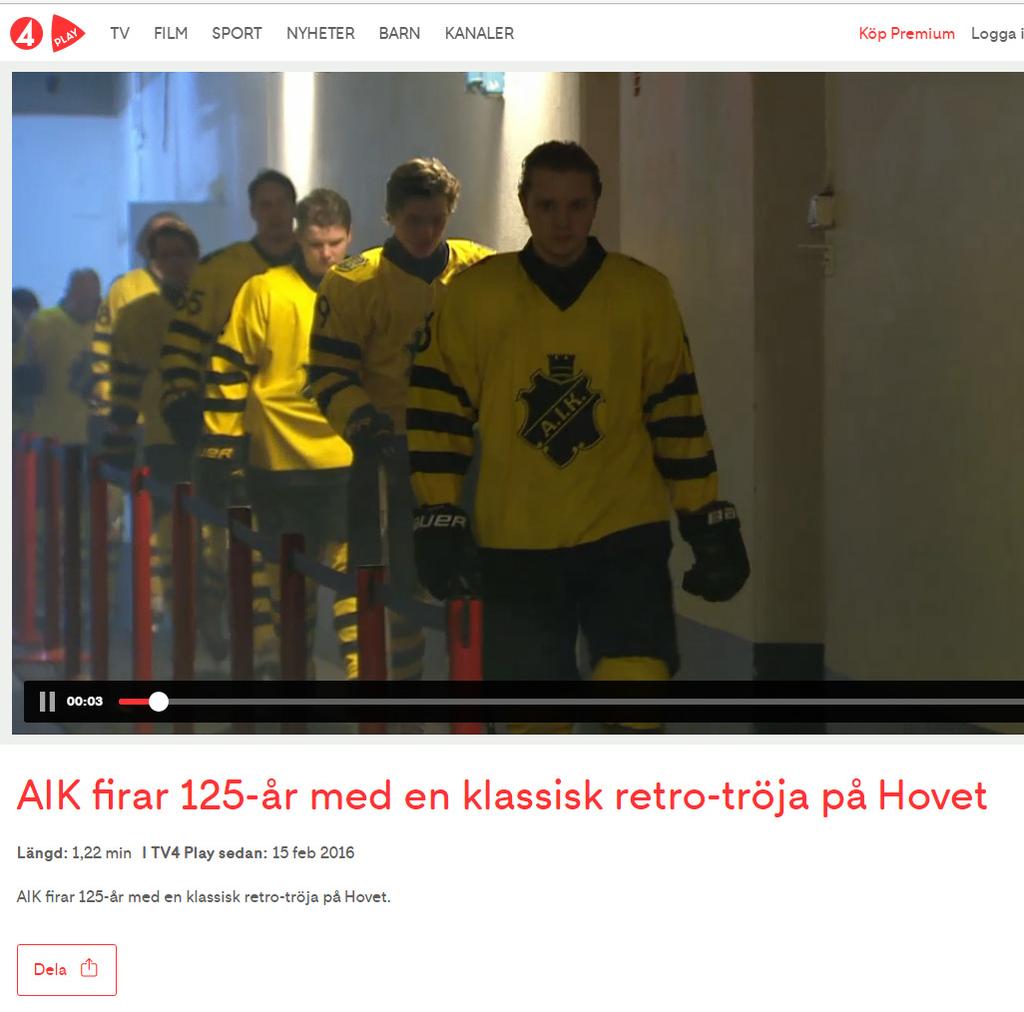 PUBLIK AIK Hockey har ökat publiksnittet från 3516 till 4530 besökare/match under grundserien.
