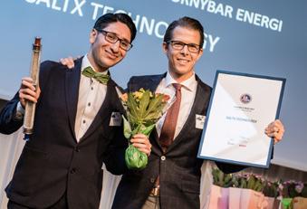 Väsentliga händelser...under FJÄRDE KVARTALET SaltX vann E.ONs och Veckans Affärers E-prize SaltX Technology erhöll i oktober E.