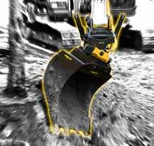 Sopvals öppnar möjligheter för specialuppdrag med grävmaskinen. engcon Microprop, styrsystem med möjlighet till band/hjulstyrning.