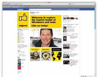 Social media engcon has chosen to integrate social media into its communications as far as possible. We want to be where our customers are.