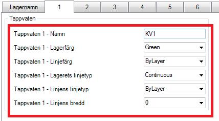 Versionen av CADdirekt VVS LT Licensnummer CAD program som applikationen är knuten till Användaruppgifter.