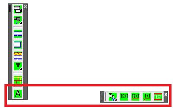 27 Textning Textverktygsfältet är gemensamt för all konstruktion.