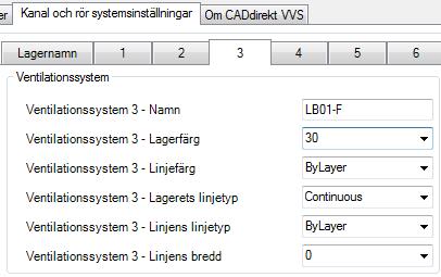 Aktivera flik 3. Ställ markören i fältet och redigera texten.