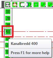 54 Byt till Rektangulär kanal.