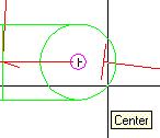 Den cirkulära kanalen på vänster sida om väggen skall nu isoleras med 50 mm tjock och 500 mm lång isolering. Välj isolering T50/L500mm.