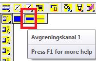 90 Aktivera kanalsystem 1, typ 2.