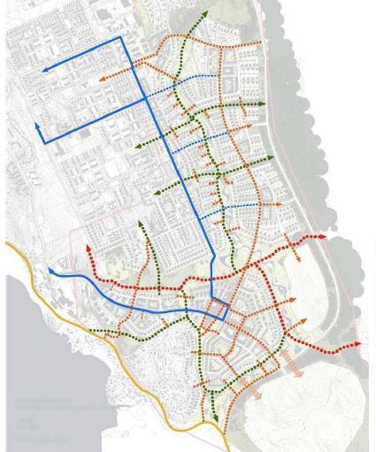 busstrafik och delvis även servicetrafik är tillåtna, men inte persontrafik.
