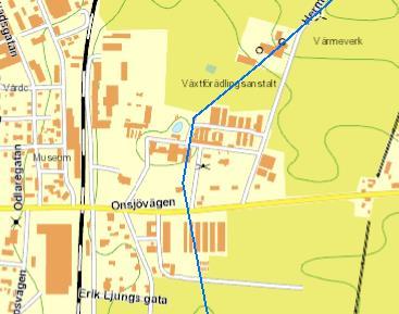 SMHI delavrinningsormåde Mynnar i Braån SMHI delavrinnings område Ovan 619746-133008 Figur 5. Utdrag ur VISS. Karta som beskriver avrinningsområden i området.