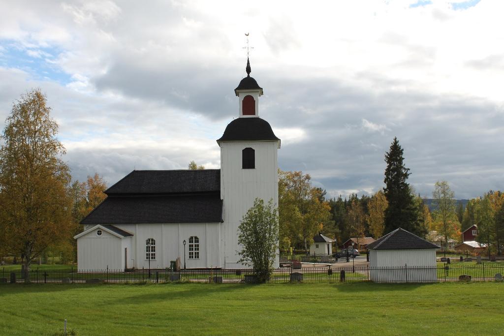 Figur 17 Linsells kyrka från norr.