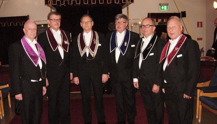 Fridlund, UM Peter Olofsson, CM Göran Persson, FS Bengt Heinmert. Frånvarande var SkM Ronny Pettersén som var på resande fot.