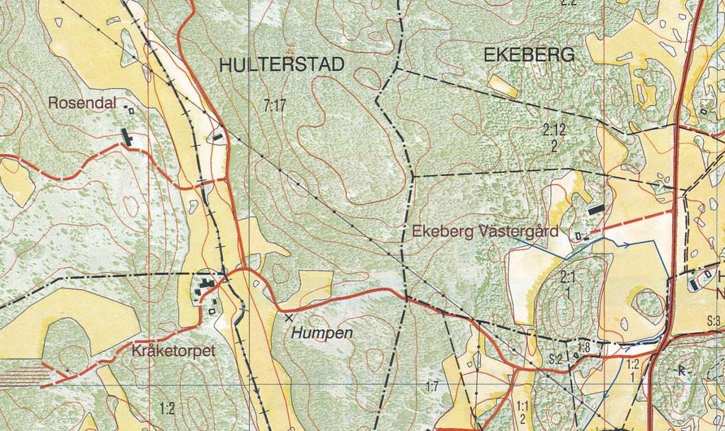 3 LINNEBERG, TORP UNDER ÖRBERGSHULT Läge: X 645963, Y 146270. (RT 90) N 645714, E 50997.