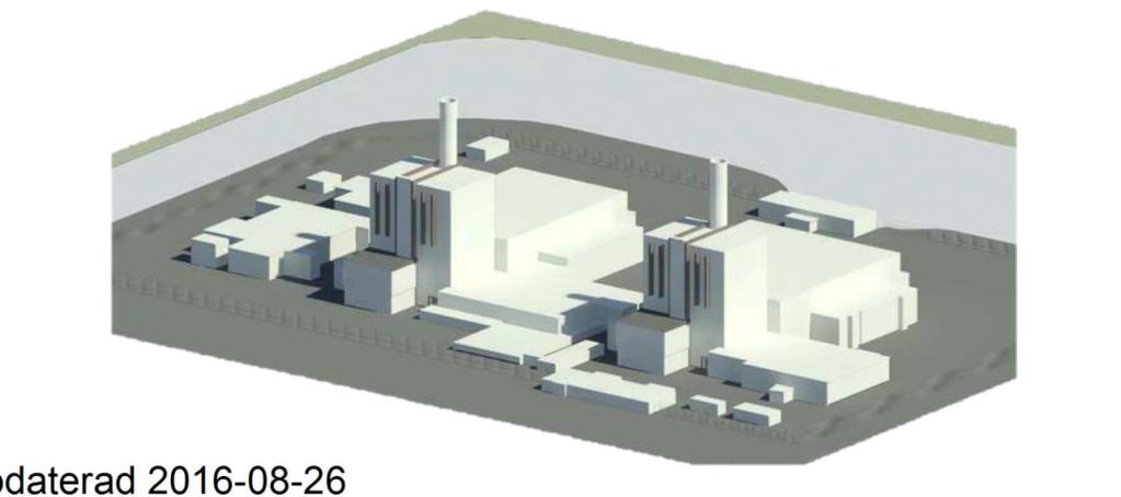 Nya byggnader i Forsmark Project scope 1 Building (W-20,6 * L-28,4 *