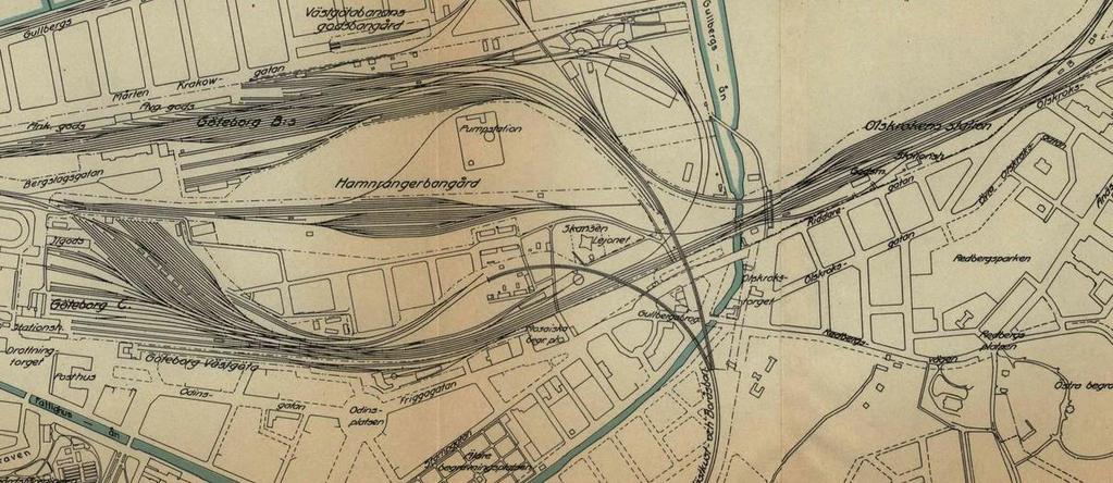 och bangård öster om Heden Val 1930: Utvidga