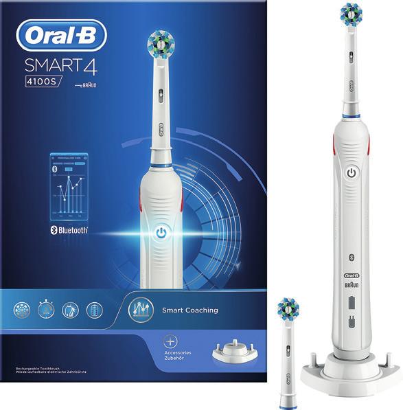 Trycksensor och professionell timer 4 x 30 sek. 2400-48000 pulseringar /min, 5400-10500 oscilleringar/min. Litiumjonbatteri. 3 borstlägen: Daglig rengöring Sensitive Massage Nyhet!