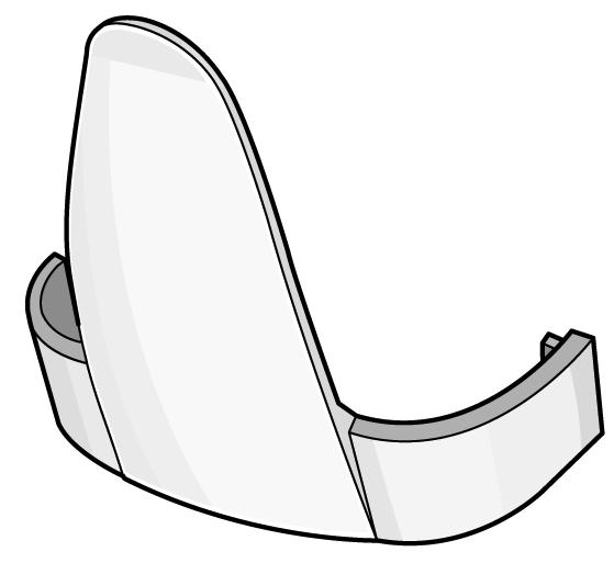 finns två olika modeller av headset. Modell A: Headset med hörsnäcka och mikrofon sammankopplade via ett gummirör.