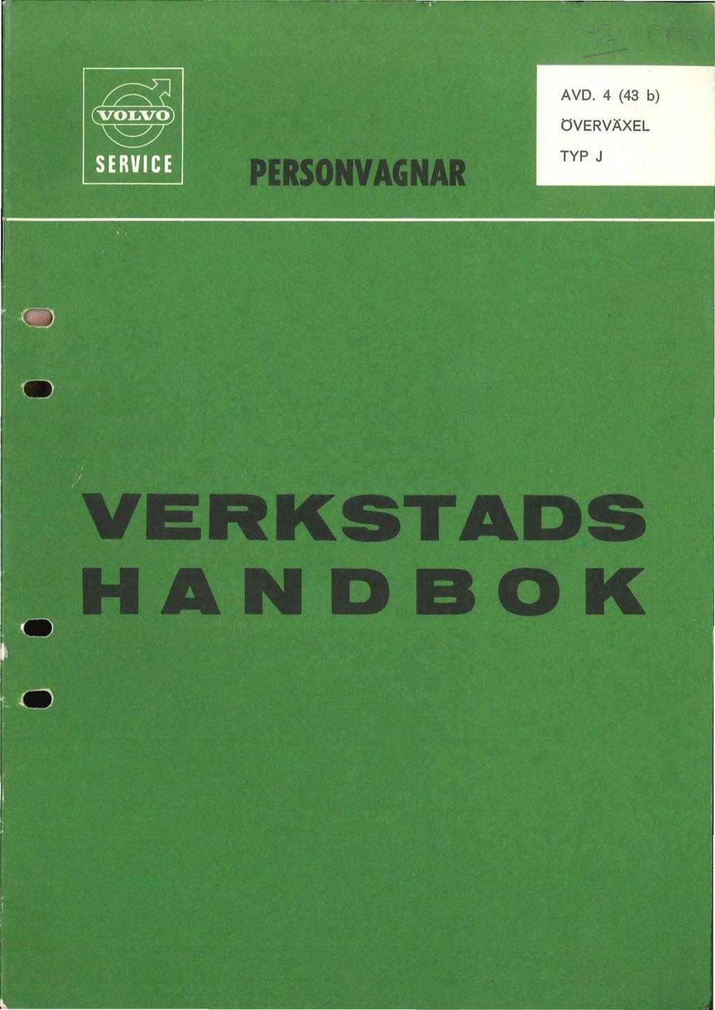 AVD. 4 (43 b) PERSONVAGNAR