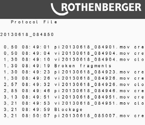 Textfilen kan kopieras till efterbearbetningen från ett USB-minne till laptop eller PC. 12.