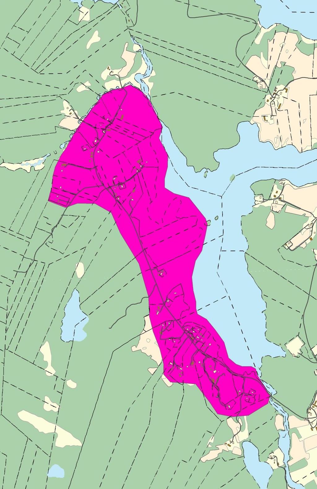 34 6.4 Fillingen Allmän orientering Bebyggelsen består av 41 småbostadshus på relativt stora tomter.