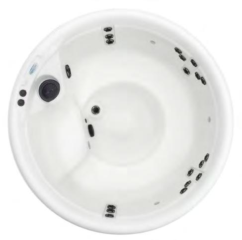 Crown II Storlek: Vikt: Volym: 200 cm diameter, 90 cm hög* 155 kg tom, 1 310 kg fylld 1 135 liter Jetmunstycken: 21 st varav en stor fotjet Jetpump: 2 hk med 2 hastigheter Antal personer: 5 Mycket