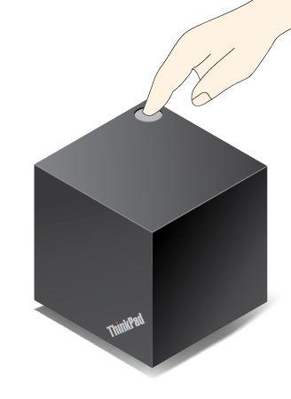 Använda ThinkPad WiGig Dock I det här avsnittet beskrivs hur du använder och hanterar dockningsstationen.