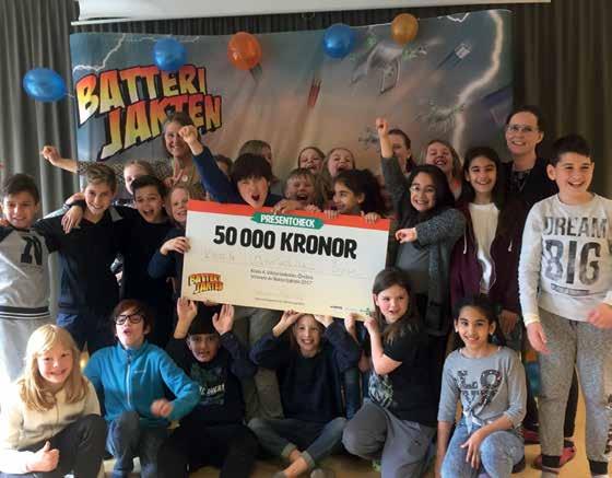 Vi vann Batterijakten 2017 År 2017 vann en klass från Viktoriaskolan Örebro, Batterijakten. Som belöning fick vi en stor summa med pengar och träffa kändisarna IJustWantToBeCool.