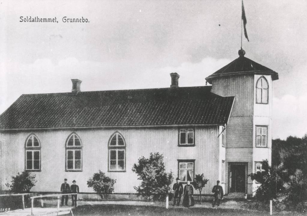 Soldathemmet, som flyttades till Brålanda när regementet lagts ner.