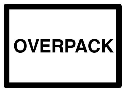 Etikett Overpack 75x105 mm 108987603 Etikett Anatomiskt