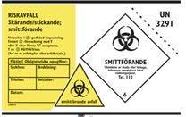 Etikett Miljöfarligt ämne 60x60 mm