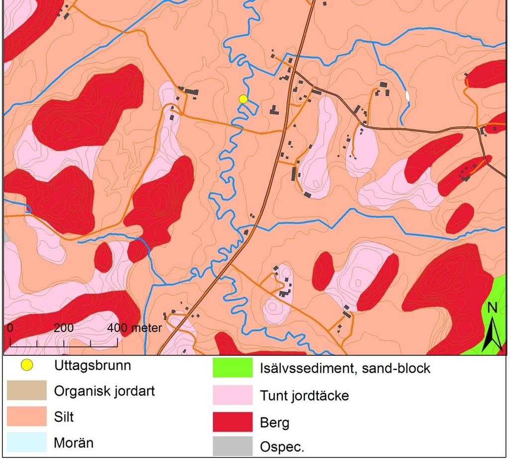 3.2 Geologi Den information avseende geologin som ges i detta avsnitt bygger på SGU:s internetbaserade uppgifter samt på observationer som gjorts i fält i samband med utformningen av