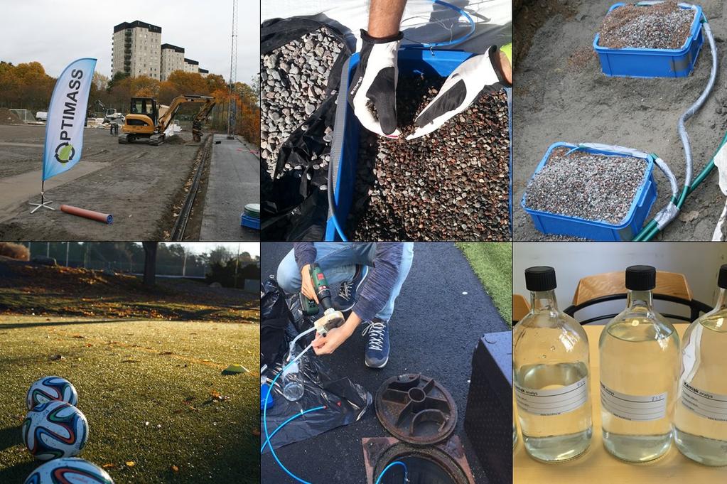 Bedömning av omgivningspåverkan från fyllnadsmaterial i konstgräsplaner