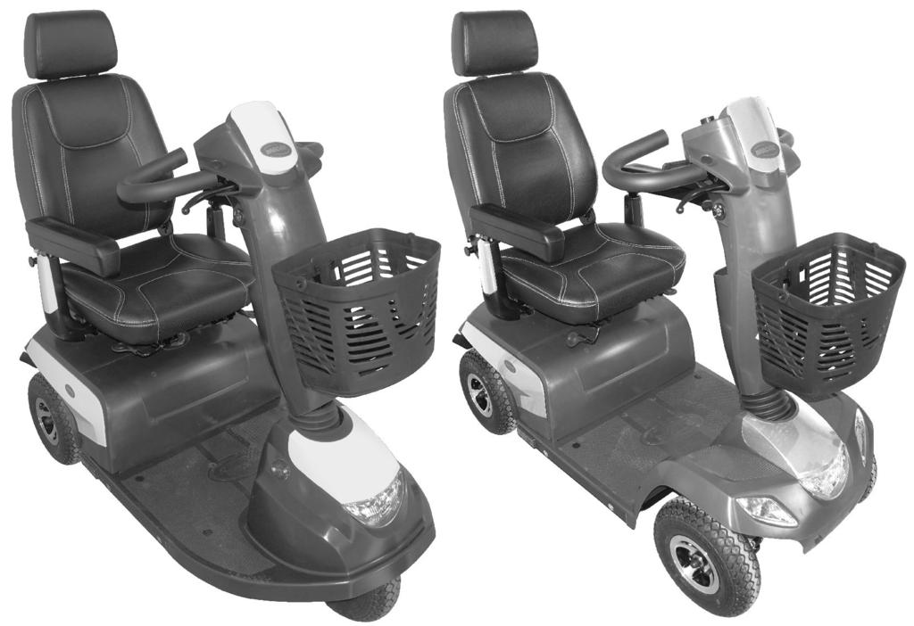 Invacare Orion-serien OrionMETRO, OrionPRO sv Scooter Bruksanvisning Den här bruksanvisningen MÅSTE
