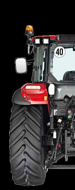 Med sin standardkolv (endast Farmall 85 C, 95 C, 105 C och 115 C), erbjuder dessa en maximal lyftkraft om 3 700 kg.