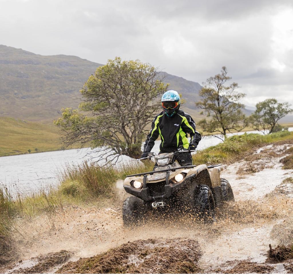 YAMAHA KODIAK nykomlingen 450 eps Yamahas nya minsting är större än man tror och kan betydligt mer än vad som förväntas av den!