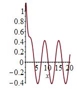 Laboration i Maple, kurs HF1905, Matematisk analys Skolår: 018/19 Plotta lösningen i intervallet [0,10]. På liknande sätt löser vi DE av andra ordningen.