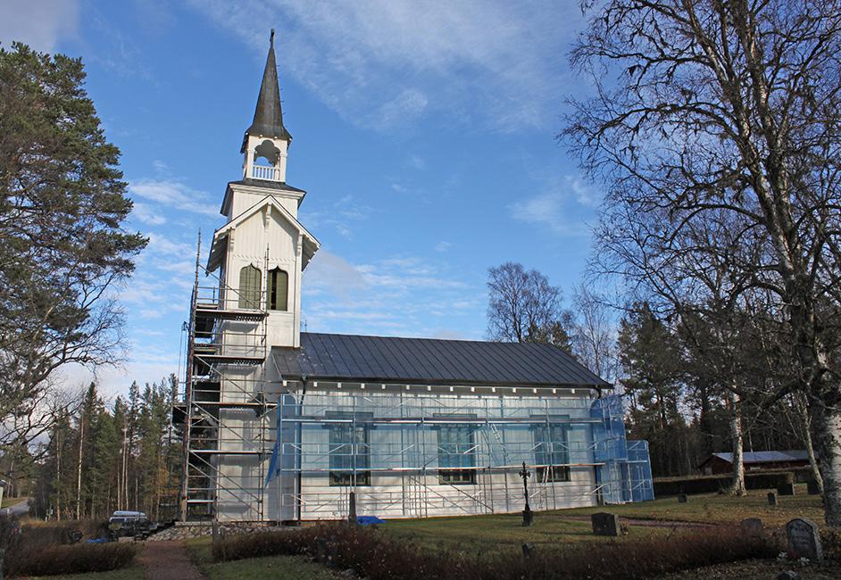 Gillhovs kapell Utvändig restaurering, 2014 Nybodarna 1:30, Hackås