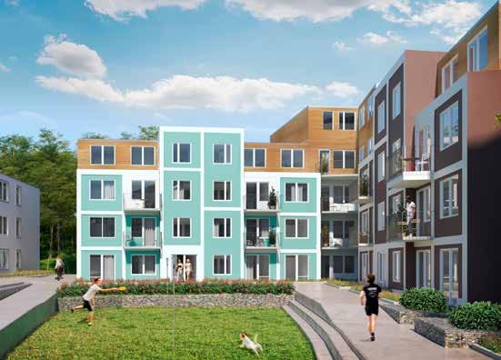 88 Sollentuna Hills. Ett hem med friluftsliv både sommar och vinter. Både hyresoch bostadsrätter.