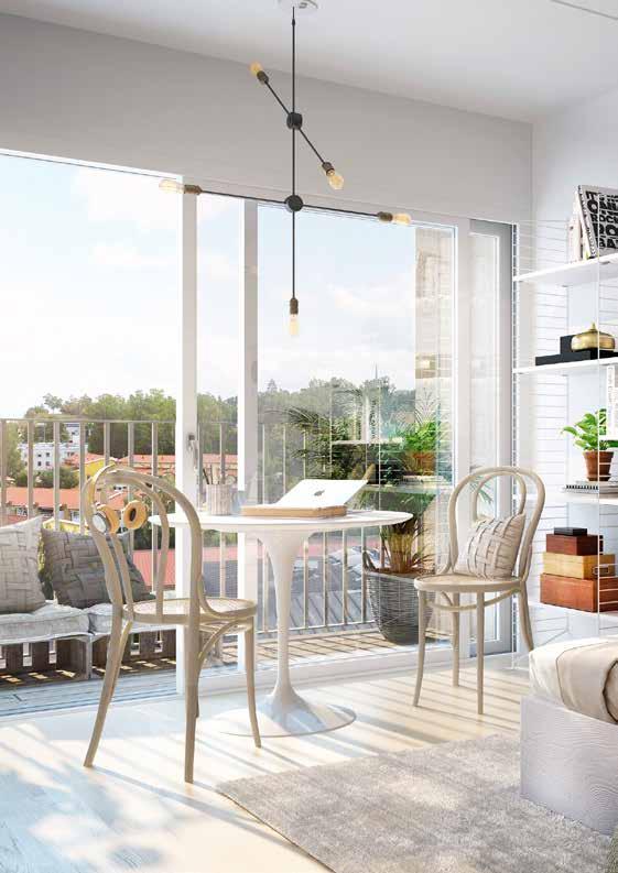 Tentafabriken. Den urbana studentens möjlighet till ett hållbart boende. Projektet är attraktivt beläget i Sollentuna centrum med närhet till Stockholm city och regionens olika lärosäten.
