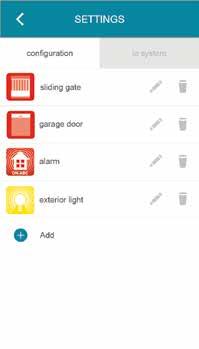 installationen: io-motorer/-ställdon, io- sensorer eller -detektorer eller Philips Hue-belysning och bekräfta sedan genom E Välj typ av