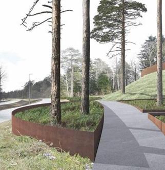 HSR utgörs av kontor och mötesrum samt personalytor med grundläggande funktioner i en god arbetsmiljö.