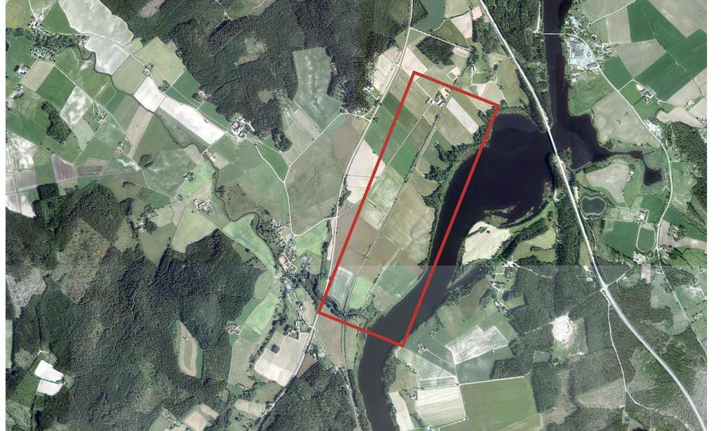3. Geografisk avgränsning Utredningsområdet avgränsas enligt figur 5 och omfattar utöver åtgärdsområdet bland annat Dalälven och dess strandkant samt Lustån.