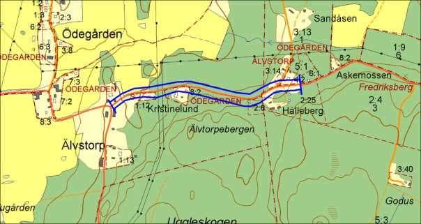 2991, Kristinelund-Hälleberg, ÄLVSTORP Motivering: Färgginst.